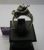 Серебряное кольцо "Китайский дракон"